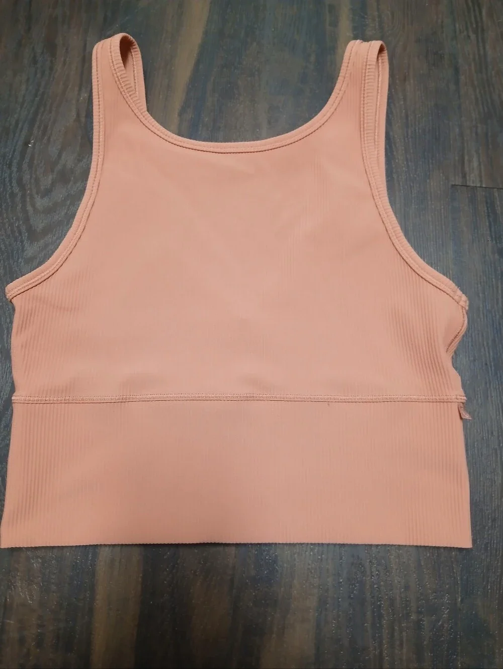 lululemon athletica Ribbed V-Neck Crop Tank - Peachy Pink